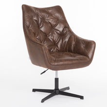 Load image into Gallery viewer, Bronzing Leather Liftable Leisure Chair Office Armchair
