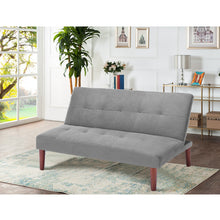 Load image into Gallery viewer, Fabric Upholstered 2 Seater Sofa Bed
