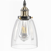 Load image into Gallery viewer, Industrial Pendant Light Glass Lamp Ceiling Lampshade, Oval Shape
