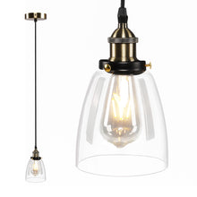 Load image into Gallery viewer, Industrial Pendant Light Glass Lamp Ceiling Lampshade, Oval Shape
