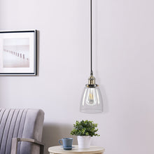 Load image into Gallery viewer, Industrial Pendant Light Glass Lamp Ceiling Lampshade, Oval Shape
