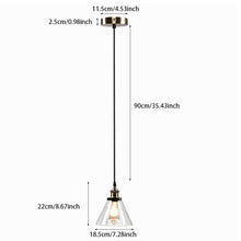 Load image into Gallery viewer, Industrial Pendant Light Glass Lamp Ceiling Lampshade, Cone Shape
