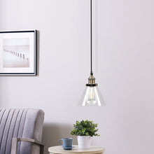 Load image into Gallery viewer, Industrial Pendant Light Glass Lamp Ceiling Lampshade, Cone Shape
