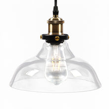 Load image into Gallery viewer, Industrial Pendant Light Glass Lamp Ceiling Lampshade, Trumpet Shape
