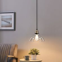 Load image into Gallery viewer, Industrial Pendant Light Glass Lamp Ceiling Lampshade, Trumpet Shape
