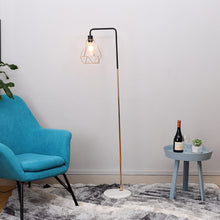 Load image into Gallery viewer, Floor Lamp with Geometric Lampshade and Solid Marble Base-6 colors！
