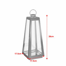 Load image into Gallery viewer, Candle Holder Floor Stainless Steel Lantern
