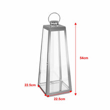 Load image into Gallery viewer, Candle Holder Floor Stainless Steel Lantern
