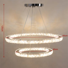 Load image into Gallery viewer, Dimming LED Chandelier Lamp Wire Pendant Crystal Ceiling Lights
