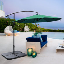 Load image into Gallery viewer, 3M Banana Parasol Patio Umbrella Sun Shade Shelter with Petal Base
