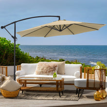 Load image into Gallery viewer, 3M Large Garden Hanging Parasol Cantilever Sun Shade Patio Banana Umbrella No Base
