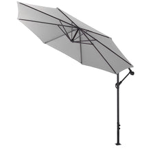 Load image into Gallery viewer, 3M light grey Sun Parasol Hanging Banana Umbrella
