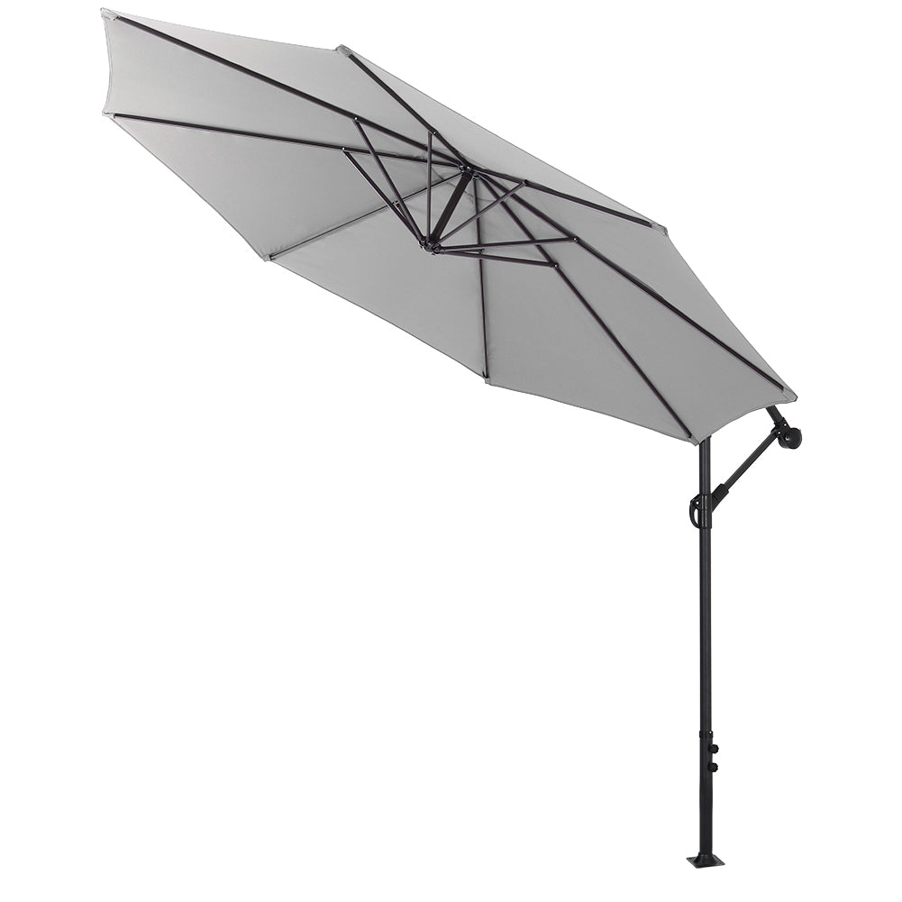 3M light grey Sun Parasol Hanging Banana Umbrella