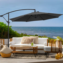 Load image into Gallery viewer, 3M Large Garden Hanging Parasol Cantilever Sun Shade Patio Banana Umbrella No Base
