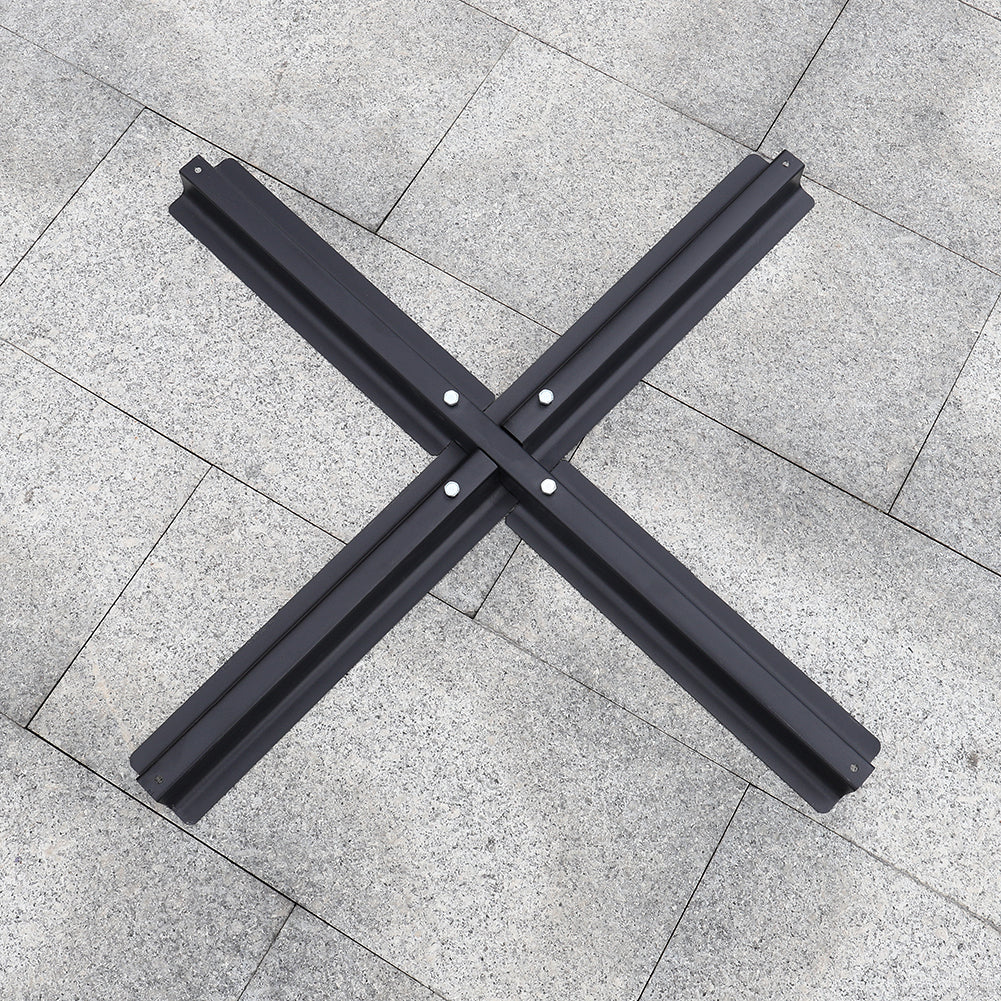 Cross Metal Free Standing Umbrella Base