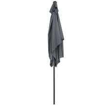 Load image into Gallery viewer, Livingandhome Rectangular Rotating Patio Parasol for Outdoor Sunshade and Drizzle, LG0452
