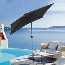 Load image into Gallery viewer, 2x3M Parasol Umbrella Patio Sun Shade Crank Tilt with Round Base
