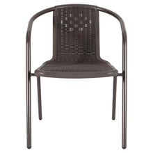 Load image into Gallery viewer, Livingandhome PE Rattan Stacking Garden Chairs Set of 6, LG0544
