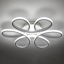 Load image into Gallery viewer, Modern Acrylic Light-adjusted Petal LED Semi Ceiling Light
