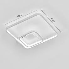 Load image into Gallery viewer, Double Square LED Ceiling Light, Cool white and Dimmable
