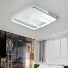 Load image into Gallery viewer, Double Square LED Ceiling Light, Cool white and Dimmable
