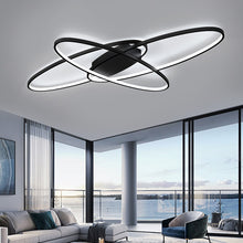 Load image into Gallery viewer, 90CM Oval LED Chandelier Ceiling Light , Cool White and Dimmable
