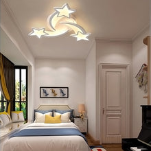 Load image into Gallery viewer, Modern LED Ceiling Light with Star Lampshades-Cool white and Dimmable
