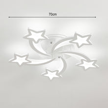 Load image into Gallery viewer, Modern LED Ceiling Light with Star Lampshades-Cool white and Dimmable
