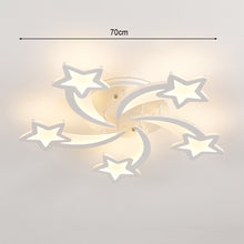 Load image into Gallery viewer, Modern LED Ceiling Light with Star Lampshades-Cool white and Dimmable
