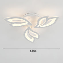 Load image into Gallery viewer, Livingandhome Petal-Shaped LED Dimmable Energy-efficient Semi Flush Ceiling, LG0632

