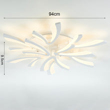 Load image into Gallery viewer, Livingandhome Unique V-Shaped LED Semi Flush Ceiling Light, LG0706
