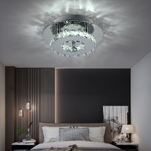 Load image into Gallery viewer, Modern Small Round Crystal LED Ceiling Light for Hallways and Corridor
