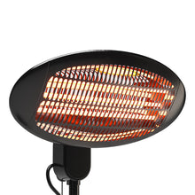 Load image into Gallery viewer, 2KW Electric Quartz Patio Heaters Freestanding Warmer
