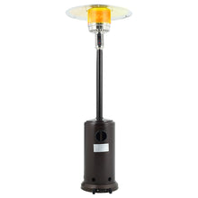 Load image into Gallery viewer, 13KW Outdoor Gas Powered Patio Heater Freestanding With Wheel,Stainless steel , Silver,Brown,Black !
