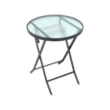 Load image into Gallery viewer, Portable Small Round Folding Metal Garden Table, LG0787
