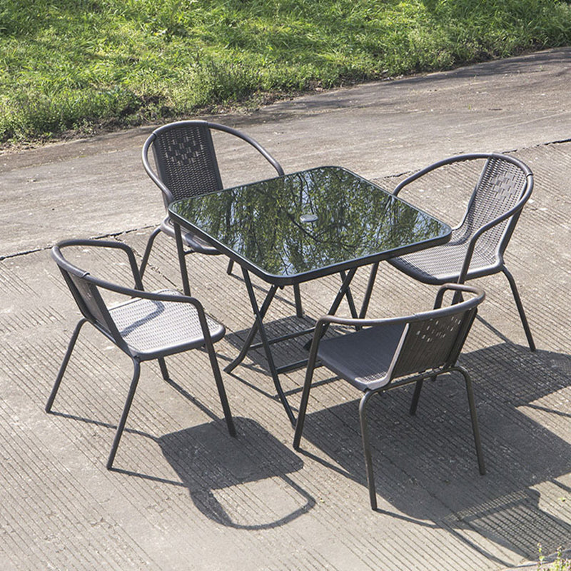 Products Outdoor Dining Table Set with 4Pcs Chairs, ZH0017LG0792