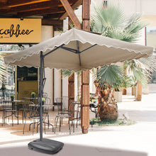 Load image into Gallery viewer, Double Top Garden Cantilever Parasol with Fillable Base, LG0812LG0534
