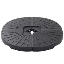 Load image into Gallery viewer, 4PC Water or Sand Filled Umbrella Base Cantilever Parasol Stand
