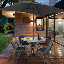 Load image into Gallery viewer, Outdoor Garden Dining Sets with Metal Table and 4Pcs Rattan Chairs, LG0887LG0792
