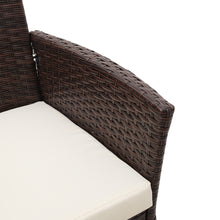 Load image into Gallery viewer, 2pcs Garden Rattan Dining Chairs With Cushions, LG0903
