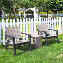 Load image into Gallery viewer, Set of 3 Garden Plastic Patio Furniture Set

