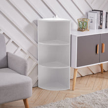Load image into Gallery viewer, Corner Shelf Organizer Display Storage Rack Free Standing MDF Bookshelf
