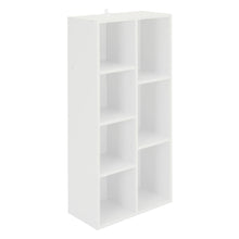 Load image into Gallery viewer, 7 Cube Bookcase Shelving Unit Storage Display Cabinet Book Shelf Cupboard
