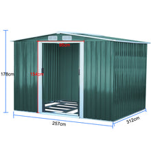 Load image into Gallery viewer, Large Metal Garden Tool Storage Shed, PM0052PM0053PM0054PM0055
