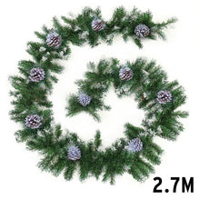 Load image into Gallery viewer, 270CM Christmas Garland Decorations Imperial Pine Fireplace Wreath
