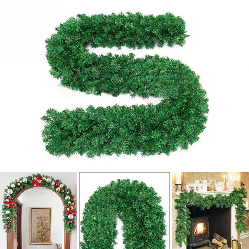 270CM Green Spruce Christmas Garland Hanging Lush Pine