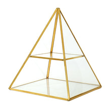 Load image into Gallery viewer, Glass Pyramid Jewelry Organizer Box
