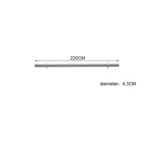Load image into Gallery viewer, Round Brushed Stainless Steel Bannister Rail Balustrade Stair Handrail
