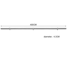 Load image into Gallery viewer, Round Brushed Stainless Steel Bannister Rail Balustrade Stair Handrail

