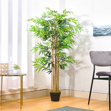 Load image into Gallery viewer, 150CM Artificial Bamboo Tree Indoor Outdoor Potted Plant Garden
